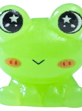夜光可爱小青蛙萌粒造景装饰摆件