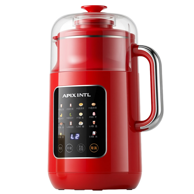 【新品】Apixintl安本素不锈钢破壁机豆浆机小型家用轻音多功能