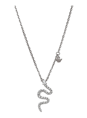 阿玛尼银蛇女士项链925银