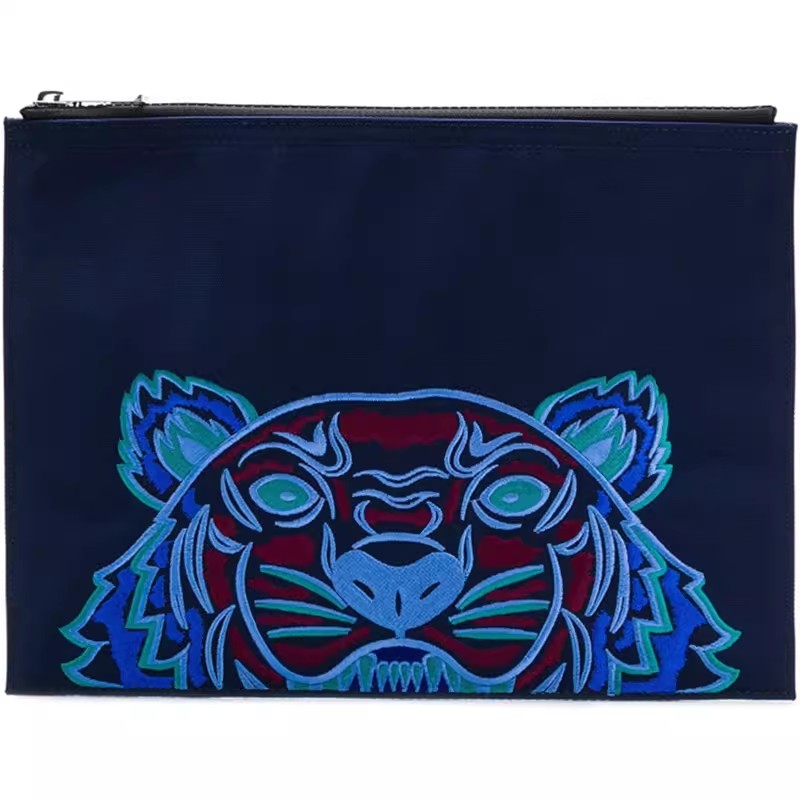 kenzo虎头刺绣中号5pm302手拿包