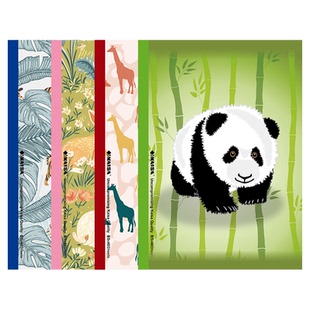 凯萨KAISA插画师系列美式可平摊笔记本B5高颜值ins风横线记事本2026新款notebook随身携带记录小本子加厚可撕