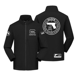 Glock格洛克战术射击俱乐部IPSC纪念版狩猎运动冲锋衣休闲外套男