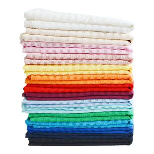 透明格子欧根纱韩版雪纺女刺绣镂空蕾丝布料服装面料裙子连衣裙夏