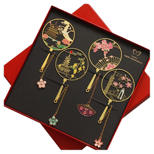 武汉景点礼品黄鹤楼江滩武汉樱花大学金属书签建筑毕业学霸中高考毕业礼物故宫文艺儿童高档精美创意小礼品