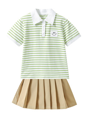 夏季纯棉短袖小学生校服套装