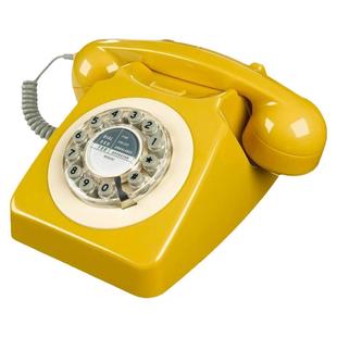 纽约下城公园进口怀旧60年代糖果色电话座机拨号按键多款可用