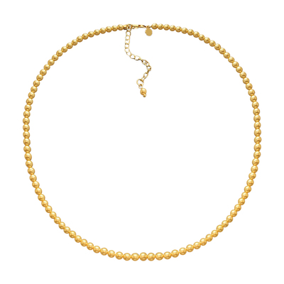 南洋金珠小米珠珍珠项链女