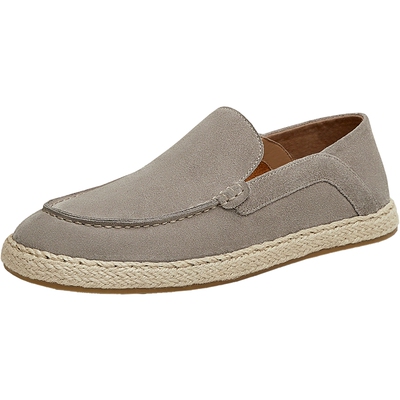 TATA他她一脚蹬休闲乐福鞋男鞋软底懒人皮鞋布鞋2025秋新NFX01BM5