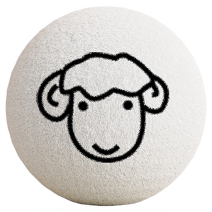 猫玩具自嗨解闷神器静音逗猫宠物玩具卡通羊毛球耐咬互动毛绒玩具