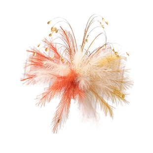 结婚礼芦苇烟花羽毛立柱晨袍拍照背景墙婚房布置楼梯装饰喜字拉花