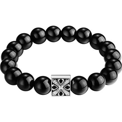 Fanci范琦守护能量情侣手串黑曜石守护石手链送男生送女生生日礼