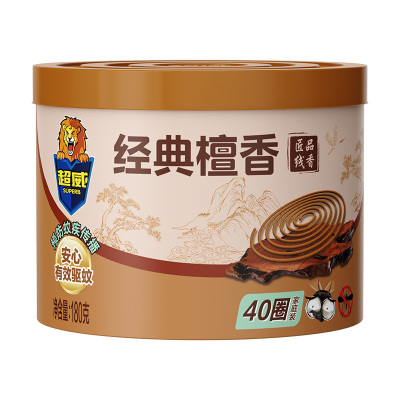 超威檀香型蚊香驱蚊除臭卫生线香
