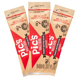 Pics皮卡思新西兰进口健身无添加盐顺滑花生酱便携拌抹面包