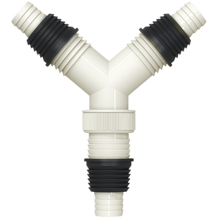 洗衣机排水管二合一Y型三头通Y型四头通下水道一拖二加长延长软管