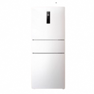 美的251三开门冰箱风冷无霜变频一级能效家用小型出租房官方超薄