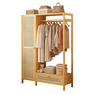 简易衣柜家用卧室2025新款挂衣架出租屋用防尘衣服置物架结实耐用