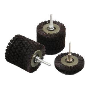 电钻文玩刷头大小金刚菩提核桃纳米硬马鬃毛刷子清理抛光包浆工具