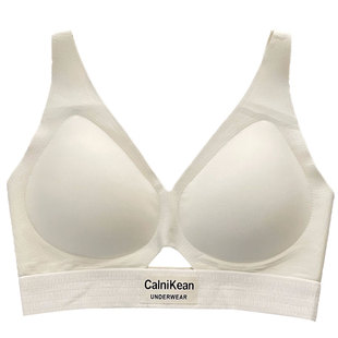 提拉女王内衣女运动大胸显小无痕上托收副乳聚拢防下垂薄款文胸罩