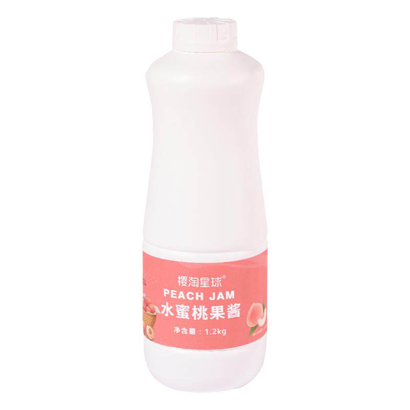 樱淘星球水蜜桃果酱1.2kg果茸