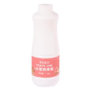 樱淘星球水蜜桃果酱1.2kg果茸