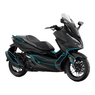 适用本田佛沙NSS350碳纤维贴纸膜