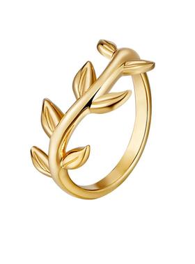 【自营】daisy beauty橄榄花环戒指女S925纯银镀金指环女礼物婚戒