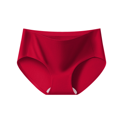 芬腾本命年红色内裤女士纯棉无痕