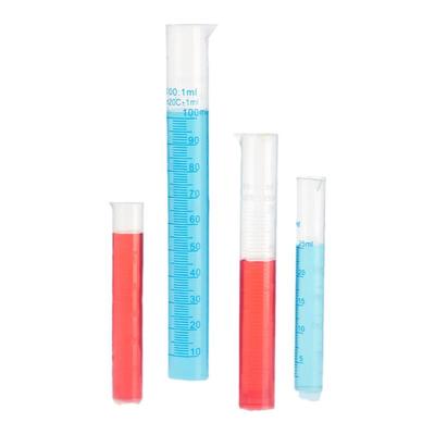 labshark加厚刻度塑料量筒100mL