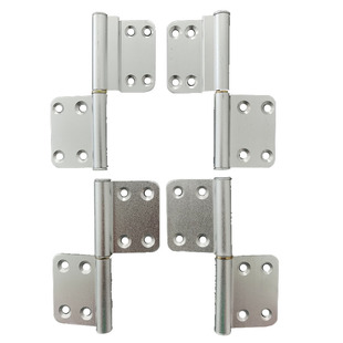 卫生间钛镁合金铝合金门合页脱卸铰链太空铝免冲合页玻璃门合页