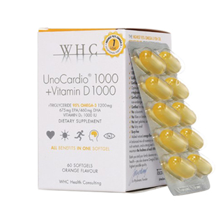 WHC小千金深海鱼油DHA维生素D3软胶囊omega3成人高纯度官方旗舰店