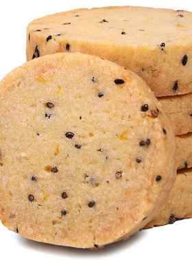 黄油饼干咸柠檬奇亚籽曲奇手工甜品网红饼干零食好吃的下午茶礼物