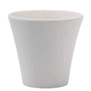 素烧粗陶白陶土花盆粗面陶泥浆透气陶瓷自吸水带托盘多肉兰花绿植