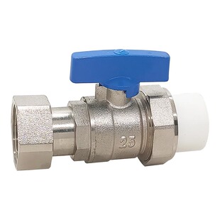 耐高温全铜PPR内丝双活接球阀 内牙地暖通活接球阀分水器46分1寸