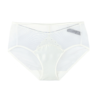 Liza Cheng嫁衣系列水钻镂空绑带性感中腰三角裤女士内裤L300085