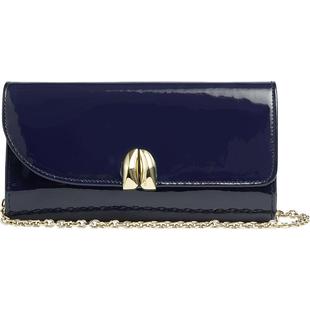 LK BENNETT深蓝牛皮信封包女2025秋季新款单肩斜挎链条包手拿包