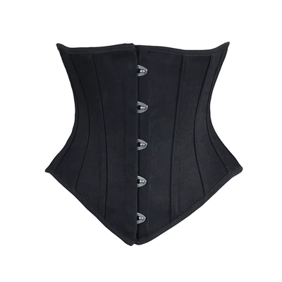 宫廷黑色钢骨束身衣收腰塑型衣
