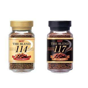 日本进口悠诗诗UCC117+114速溶咖啡冻干咖啡粉黑咖啡美式提神90g