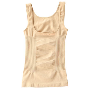 塑身上衣女收腹束身产后美体紧身束腰上半身薄款塑形背心美背内衣