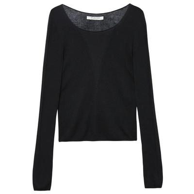 exception新款低圆领毛针织衫