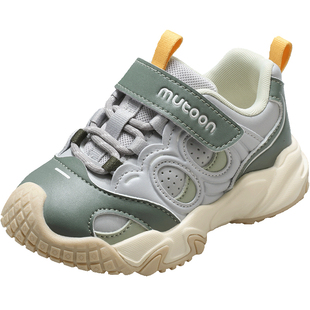 牧童儿童运动鞋女童春秋轻便减震地球合伙人男童跑步鞋时尚户外鞋