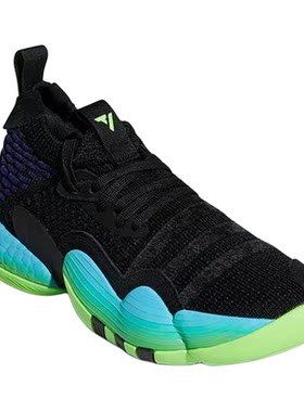Adidas/阿迪达斯正品特雷杨2代新款男童低帮透气运动篮球鞋H06486