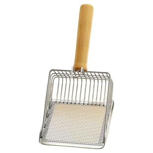 猫砂铲细孔不锈钢专用铲子猫咪猫屎豆腐砂大号金属二合一矿砂神器