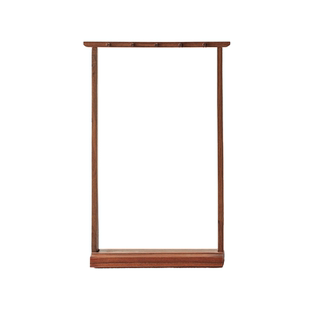 问心堂毛笔架笔挂清规笔挂大红叶木毛笔架传统简约式书法挂笔文房四宝小摆件创意传统笔挂挂毛笔的笔架