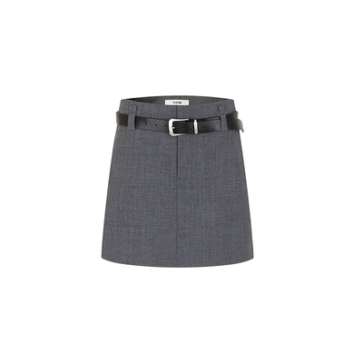 none高腰A字简约休闲半身短裙