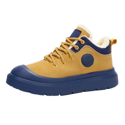 马丁靴男款冬季加绒加厚保暖休闲百搭板鞋男士运动厚底劳保工装鞋