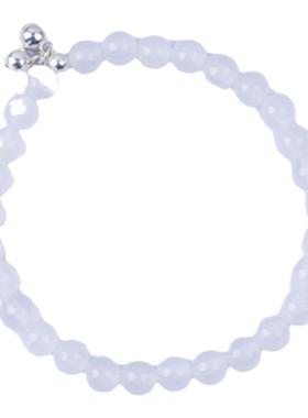 情侣白玛瑙天然冰种白玛瑙手链