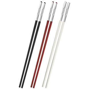 CHRISTOFLE昆庭Uni和一圆头树脂筷子镀银家用尖头筷餐具新年送礼