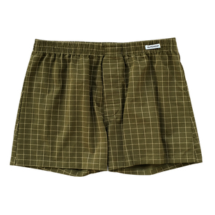 阿罗裤纯棉宽松男士内裤大码平角裤男生家居休闲短裤睡裤大码内裤