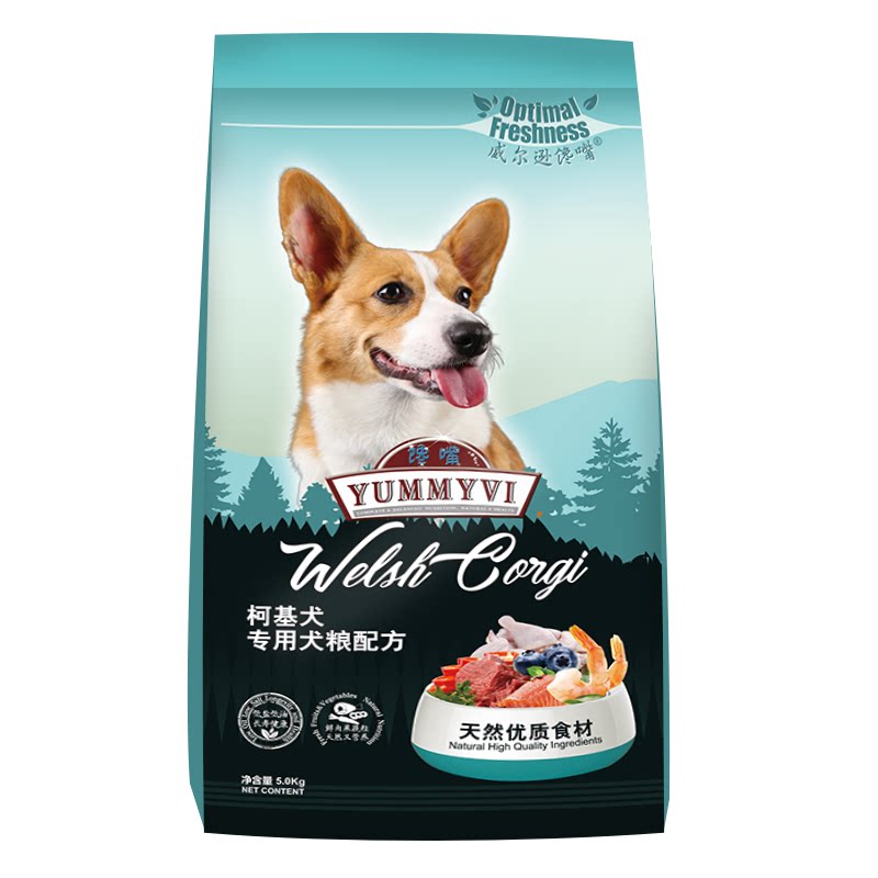 柯基成犬狗粮营养美毛丰臀科基狗粮柯基成犬30斤柯基犬专用狗粮_虎窝淘