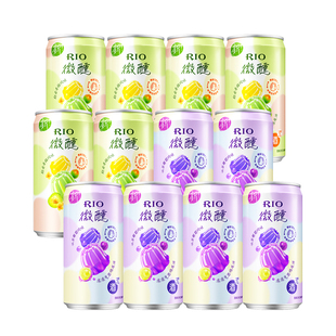 【新品】RIO锐澳3度微醺果冻酒250ml*12罐果味低度气泡鸡尾酒果酒